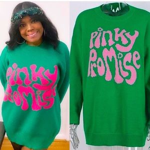 Pinky Promise Oversized Sweatshirt